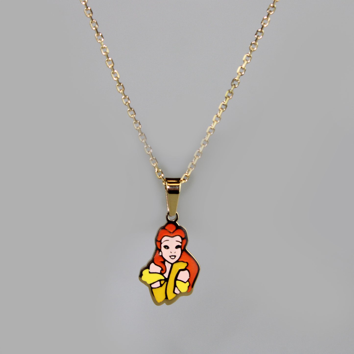 Disney | Jewelry | Disney Princess Belle Figurine Necklace | Poshmark